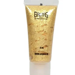 Shimmer gel 8 ml gull, herlig glittersminke til fest og karneval