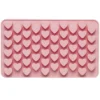 Silikonform hjerte med 50 hjerter, 180×110×15 mm