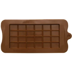 Silikonform sjokoladeform til sjokoladeplate 220×105×8 mm, lag Dubai-sjokolade!