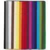 Silkepapir 68 ark à 70×50 cm, basisfarger. 17 farger, 4 av hver. 14 g/m²
