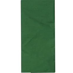 Silkepapir 25 ark à 70×50 cm, mørkegrønne ark. 14 g/m²