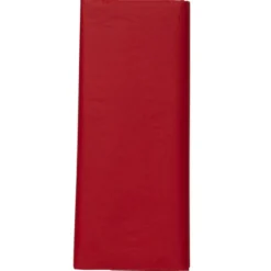 Silkepapir 25 ark à 70×50 cm, røde ark. 14 g/m²