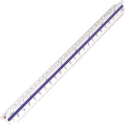 Skalalinjal 30 cm – 1:25, 1:5, 1:10, 1:20, 1:50, 1:100