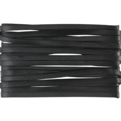 Skinnsnor Sort 3 mm 3 m