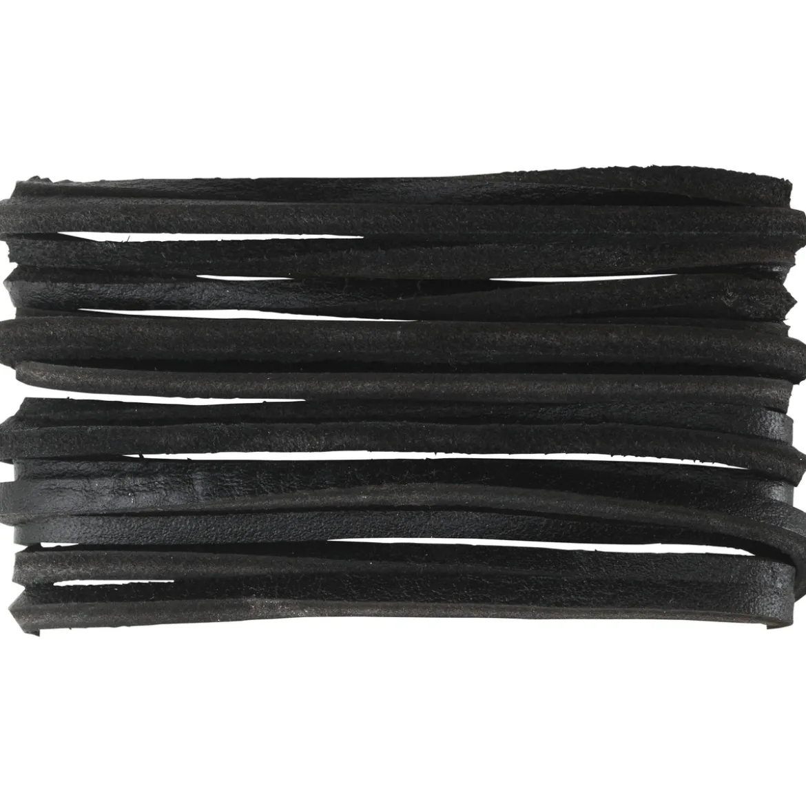 Skinnsnor Sort 3x3 mm 2 m