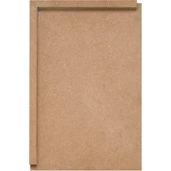 Skjæreunderlag for linoleum 20×30 cm, av sponplate med gummiføtter