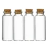 4 små glassflasker med kork – 40 ml