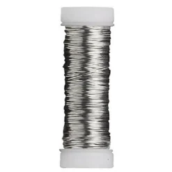 Smykketråd av kobber 0,3 mm / 40 m sølv