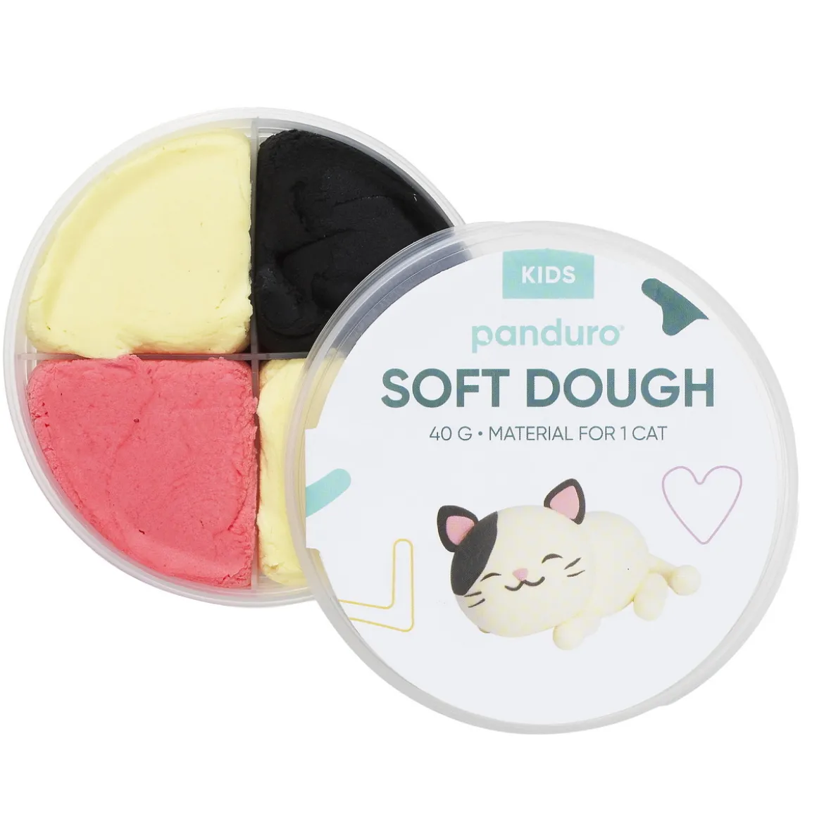 Soft Dough Katt – lag en søt katt med barneleire!