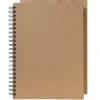 Spiralalbum A4 (210×297 mm) med 40 naturfargede brune ark