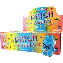 Squeezy Monster Glitter, H 8 cm – klemmevennlig monster, pris per stykk, selges assortert på nett