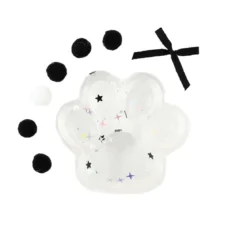 Squeezy squeeze kattepote! Klemmevennlig transparent klemmeleke 7,5×6 cm