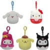 Squishmallows Clip-on 9 cm, tema Hello Kitty, pris per stykk, selges assortert på nett