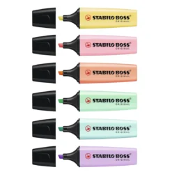 Stabilo Boss Pastell 6-pk