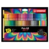 Stabilo Pen 68 Arty 65-pakning – tusjpenner med 1 mm spissbredde