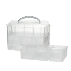 Stablebar oppbevaring 3 bokser