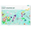 Startsett for hobbyaktiviteter, pastellfargede hobbytilbehør for morsom kreativitet!