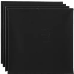 Stretched Canvas 4 Svart 30x30