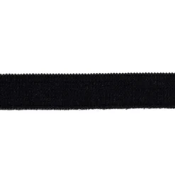 Strikkbånd Sort 6 mm/10 m