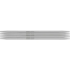 Strømpepinner, 5 stk. Lengde 20 cm Ø5,0 mm – aluminium