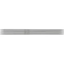 Strømpepinner, 5 stk. Lengde 20 cm Ø3,5 mm – aluminium