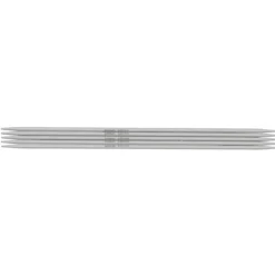Strømpepinner, 5 stk. Lengde 20 cm Ø3,0 mm – aluminium