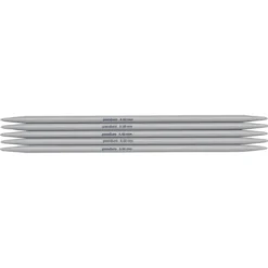 Strømpepinner, 5 stk. Lengde 20 cm Ø5,5 mm – plast