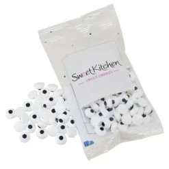 Sukkerøyne Ø10 mm, godteriøyne for dekorasjon av kaker og muffins. 35 gram