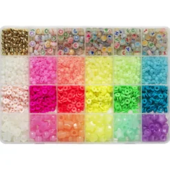 Supermiks med selvlystende perler / glow in the dark og mange andre varianter
