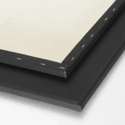 Svart Stretch Canvas 60x60 cm