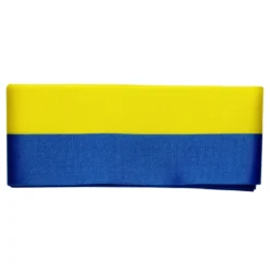Sverigebånd med det svenske flaggets farger, 3 m langt og 40 mm bredt
