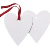 Tags Hjerter Hvite 24 stk