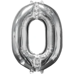 Tallballong 0 Sølv foil