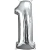 Tallballong 1 Sølv foil