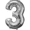 Tallballong 4 Sølv foil