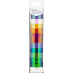 Tape, 12×3 meter fargerik og iriserende / fargeskiftende tape som er 15 mm bred