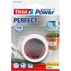 Tesa Extra Vevteip 19mm Hvit