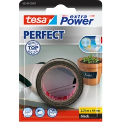 Tesa Extra Vevteip 19mm Svart