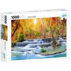 Tildas puslespill 1000 Foss, 1000 biter, 70×50 cm