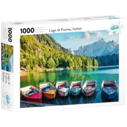 Tildas puslespill 1000 Lago di Fusine, 1000 biter, 70×50 cm