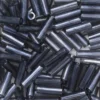 TOHO bugle, avlange glassperler 6 mm grå