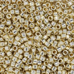 TOHO-perler 11/0 – aluminium metallic, PF558 PF galvanised aluminium