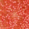 TOHO-perler 11/0 – ferskenglans, 925 IC light topaz/coral pink lined