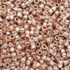 TOHO-perler 11/0 – gullsølv metallic, PF552 PF galvanized sweet blush