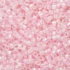 TOHO-perler 11/0 – lyserosa rainbow, 780 IC rainbow crystal/bubble gum-lined