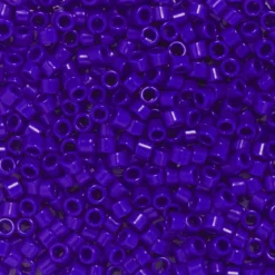 TOHO-perler 11/0 – marineblå blank, 48 Opaque navy blue