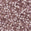 TOHO-perler 11/0 – rosa matt, PF2121 PF translucent silver-lined lt amethyst