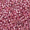 TOHO-perler 11/0 – rosa metallic, PF553 PF galvanized pink lilac