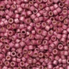 TOHO-perler 11/0 – rosa metallic matt, PF553F PF galvanized matte vintage rose