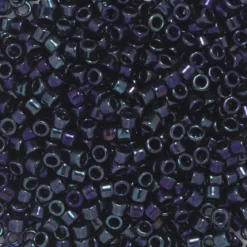 TOHO-perler 11/0 – svartoljet metallic, 82 Metallic nebula